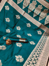 soft banarasi cotton silk saree