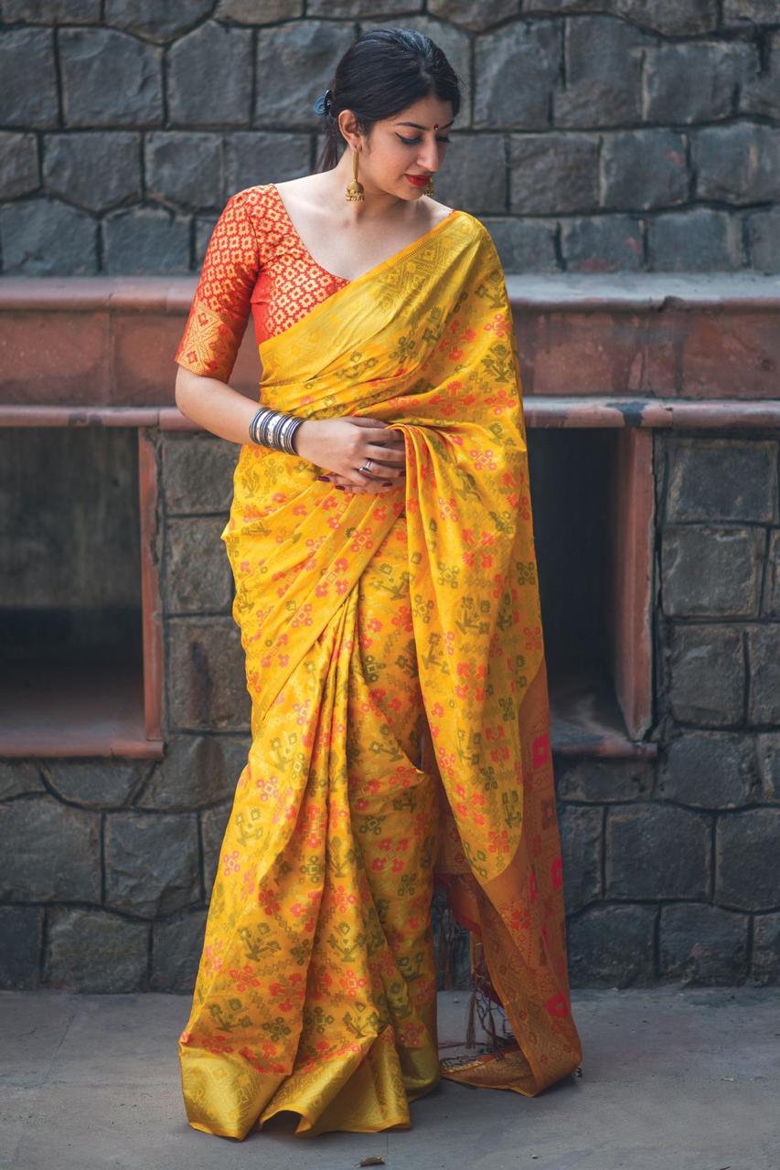 Banarasi silk weaving Patola saree