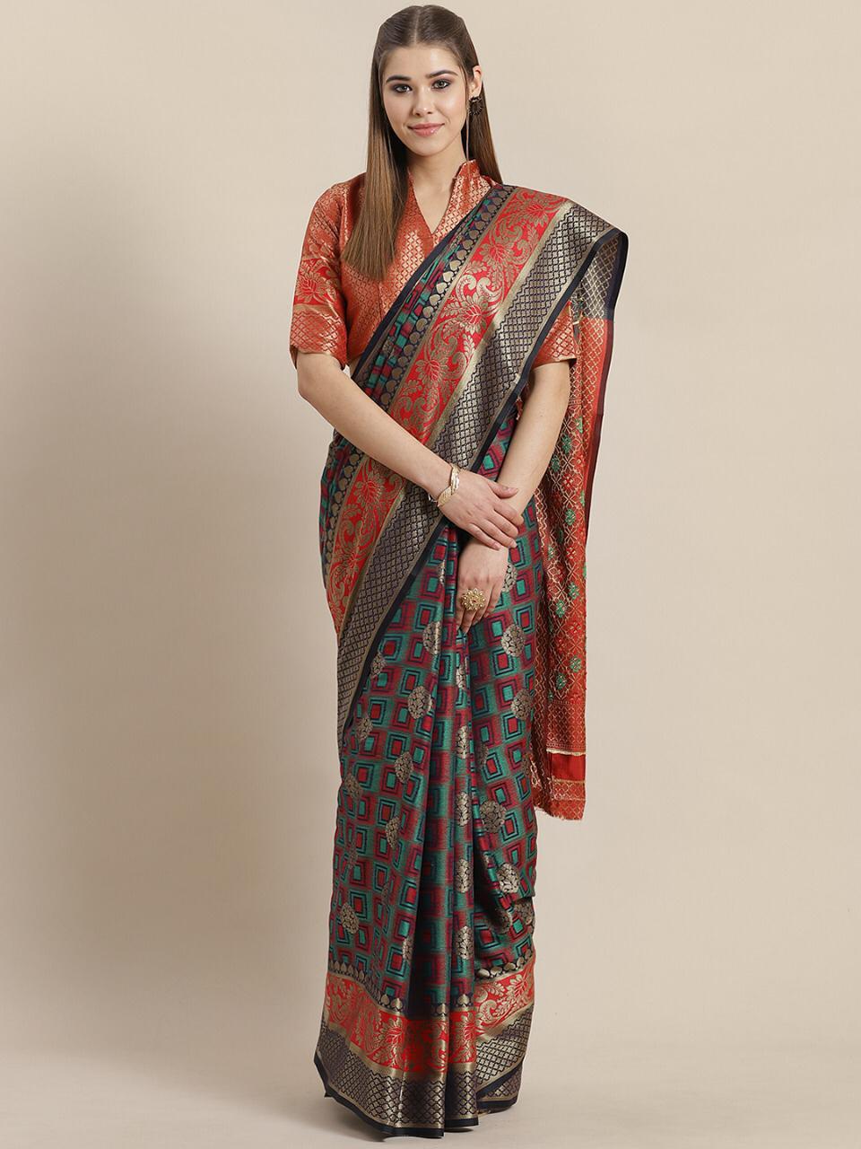 Banarasi patola saree with rich pallu