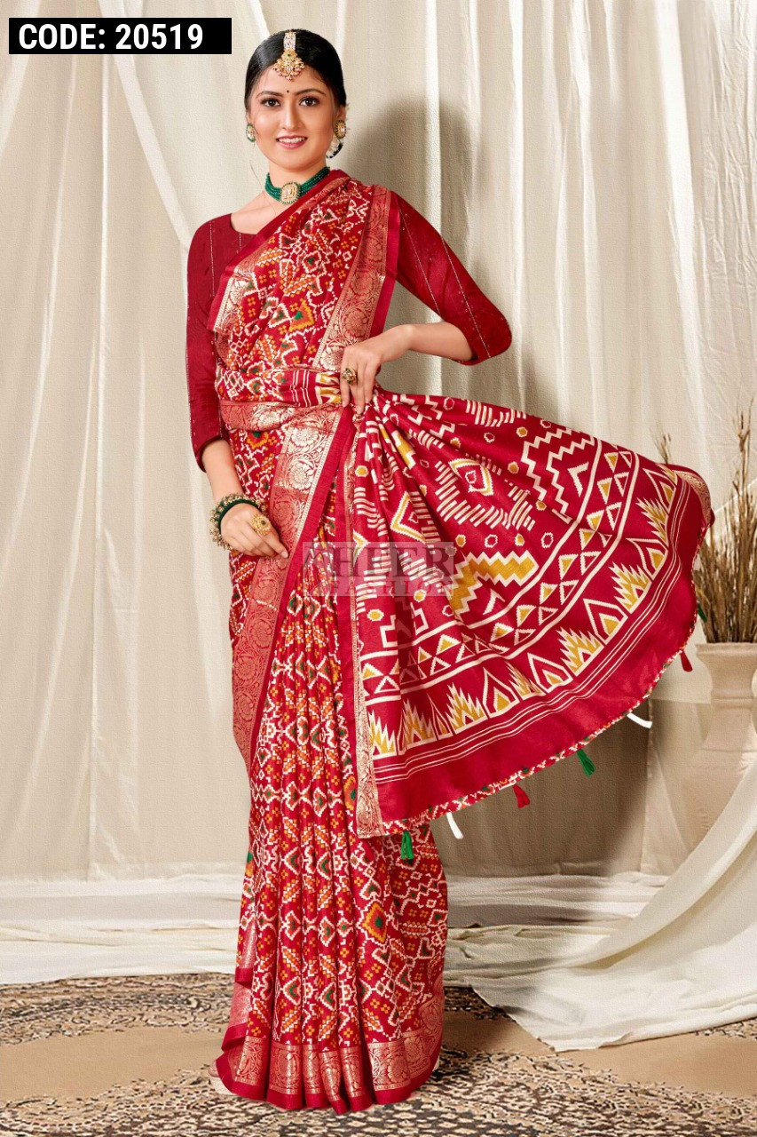 Red Paithani Soft Silk Saree | Soft silk sarees, Silk sarees online, Saree