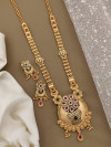 Look Ethnic Gold Plated Long Necklace Set
