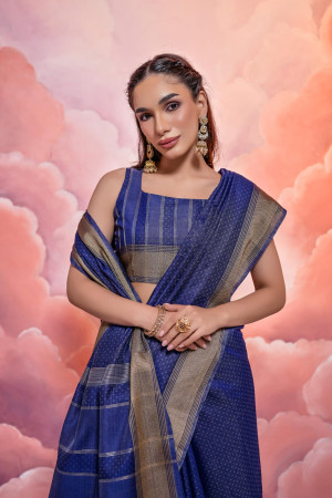 Urban Cultry OUTSTANDING ROYAL BLUE PURE SOFT KOTA SILK SAREE WITH LOVELY  BLOUSE PIECE Price in India - Buy Urban Cultry OUTSTANDING ROYAL BLUE PURE  SOFT KOTA SILK SAREE WITH LOVELY BLOUSE