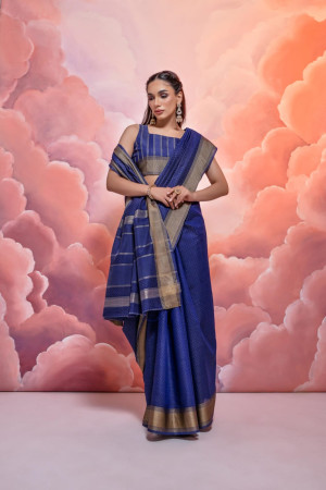 Swarajshop Designer Beautiful Look Jacquard Silk Saree With Heavy Resham  Thread Embrodiery in Mumbai at best price by Swaraj Shop - Justdial