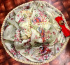 Organza silk saree with different floral digital print
