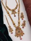 Treaditional Antique Brass Gold Plated Combo Jewellery Set