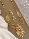 Gold Plated Traditional Designer Necklace Jewellery Set