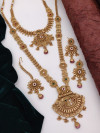 Graceful Sienna  Combo Necklace Set With mangtika