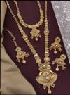Stylish antique long jewellery set combo for women