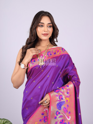 Pure Cotton Silk Saree with Running Blouse.(100 Count) – fab-persona