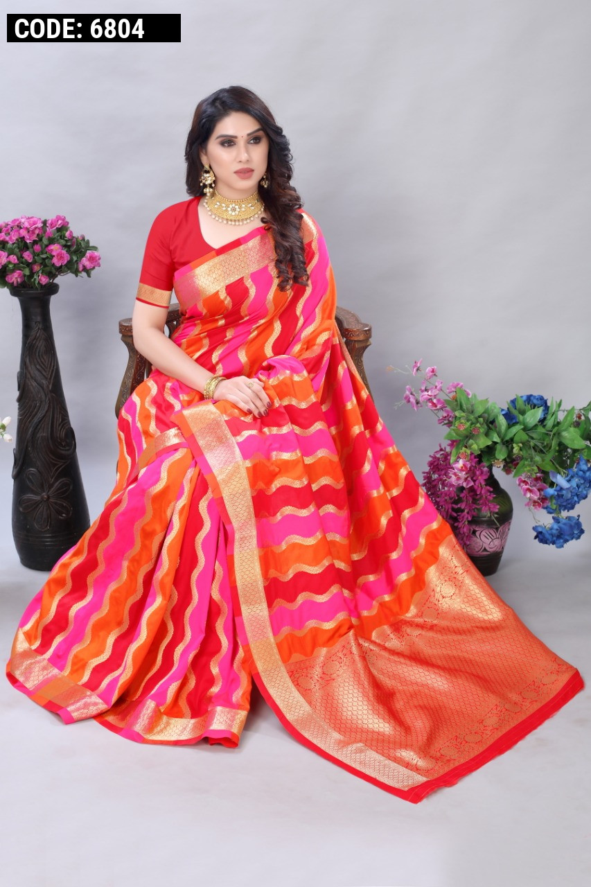 maroon color hand bandhej bandhani saree in Sarees | Heer Fashion