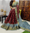 Multi color soft bandhani saree with hand bandhej print