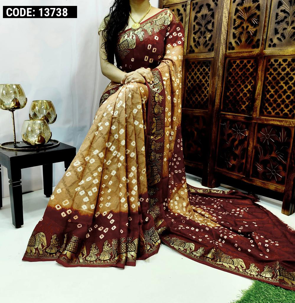 Trust The Ethnic Drapes of Bandhani Sarees from Surat