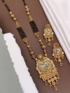 Antique Classic Mangalsutra With Matte Gold Plating