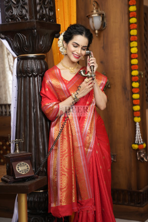 Banarasi Silk Woven Saree SR4840095