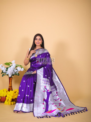 Lilac Purple And Yellow Pure Georgette With Zari Weaving Saree, Party Wear  Saree, Roopkatha Designer Sarees, फैंसी साड़ी - Bhakti Silk Mills, Surat |  ID: 2850502598833