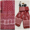 Maroon color chanderi cotton saree with zari weaving border