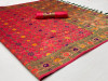 Gajari color patola silk saree with woven work