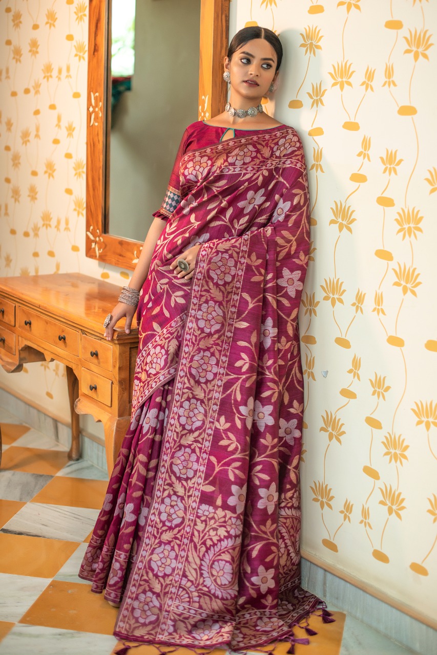 Plain dual tone copper tissue silk sarees under 1000/- Ready to dispatch |  Instagram