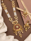 Traditional Long Set Gold Plated Necklace Set
