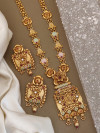 Gold Plated Antique Temple Traditional  Necklace Set