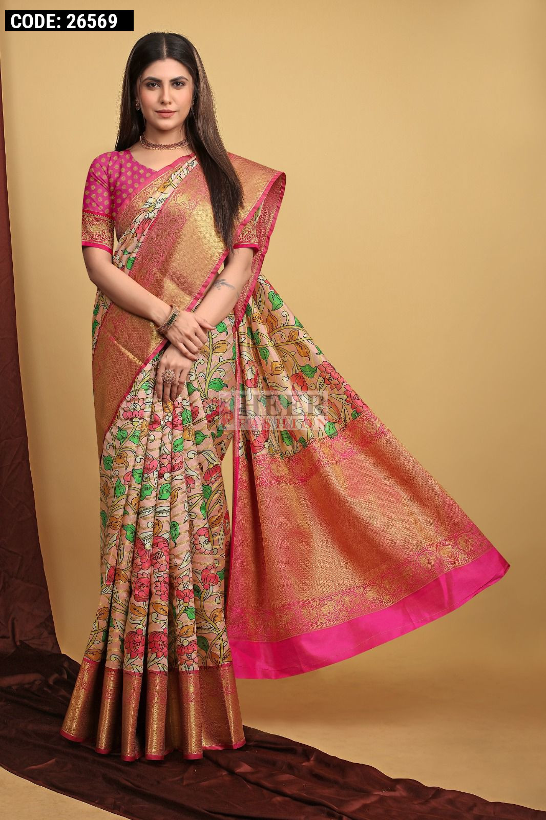 Buy Kanchipuram Silk Sarees online from #SareeEnvy - Aavaranaa