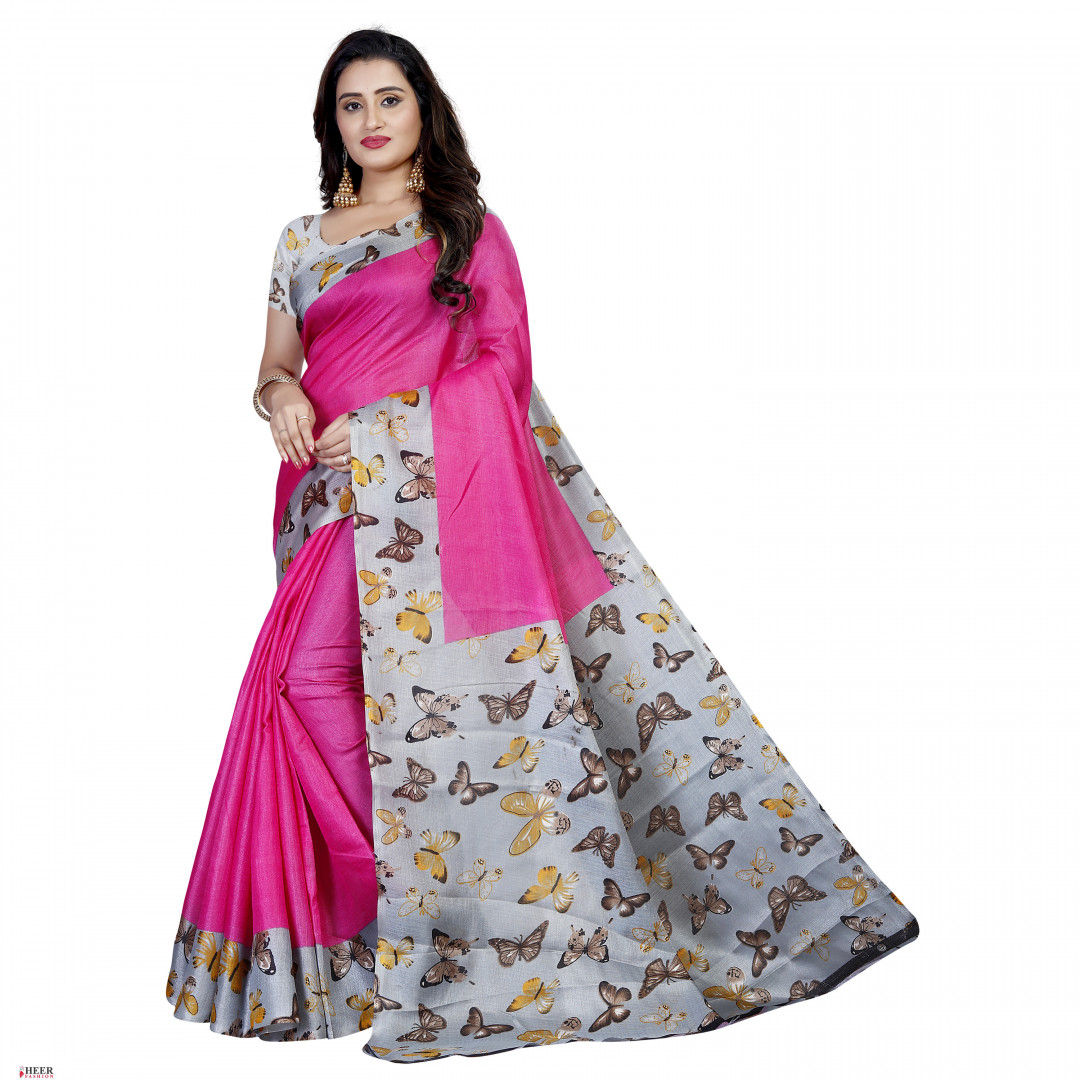 Buy Turquoise Sarees for Women by MIRCHI FASHION Online | Ajio.com