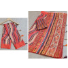 Multi color soft cotton saree with printed work.