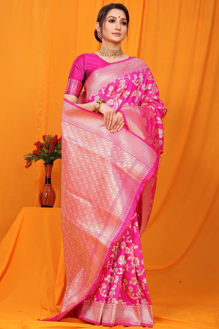 Shop Kanchipuram Handloom Tissue Weaving Silk Saree | Me99