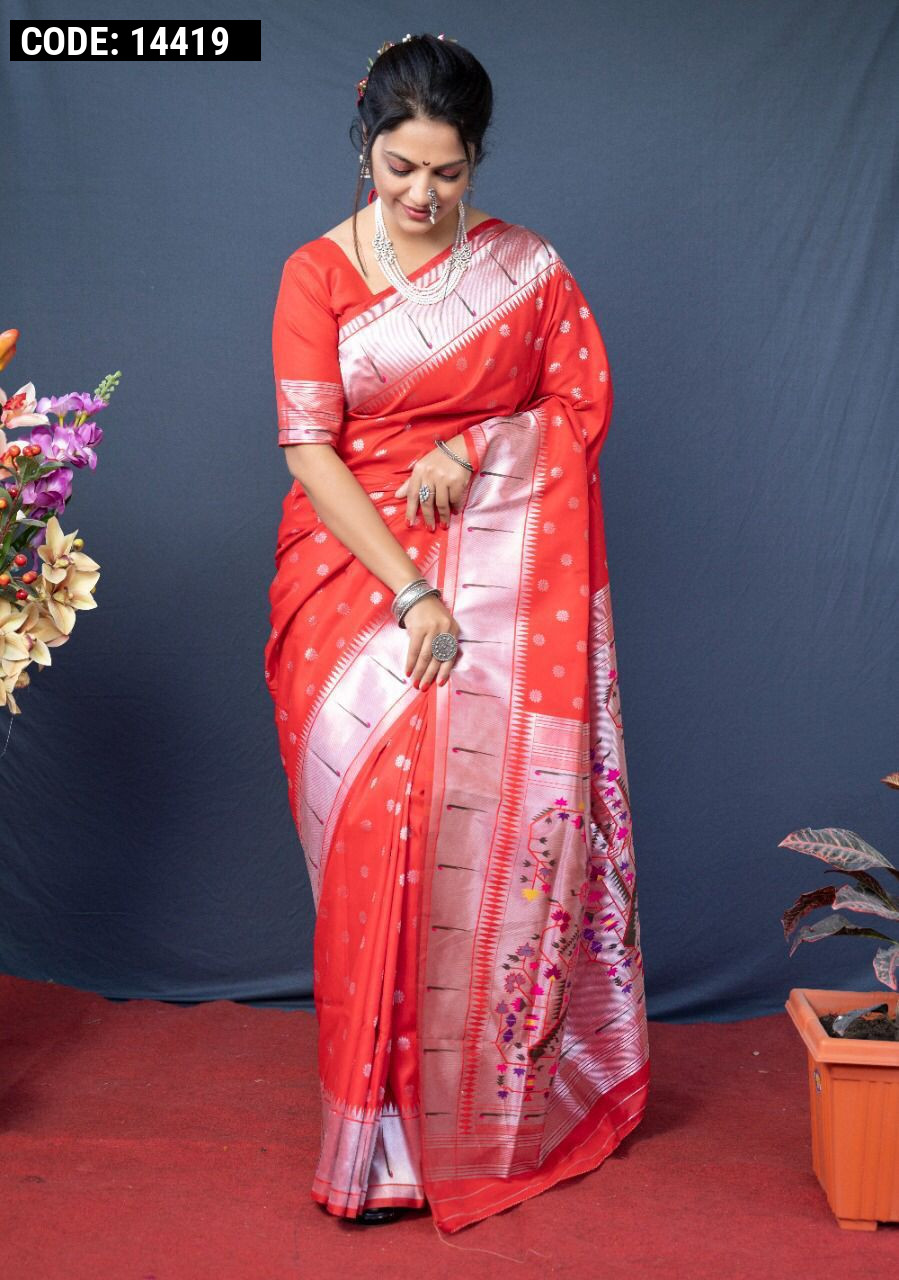 Banarasi Soft Cotton Saree Silver Zari Weaving-Blue – Banarasikargha