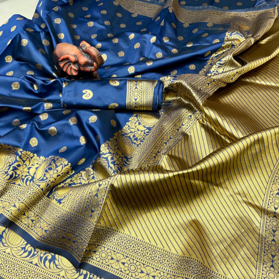 Banarasi Silk Jacquard weaving work saree