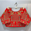 Fantam silk readymade blouse with embroidery and thread work