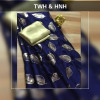 Navy blue color pure Satin silk saree