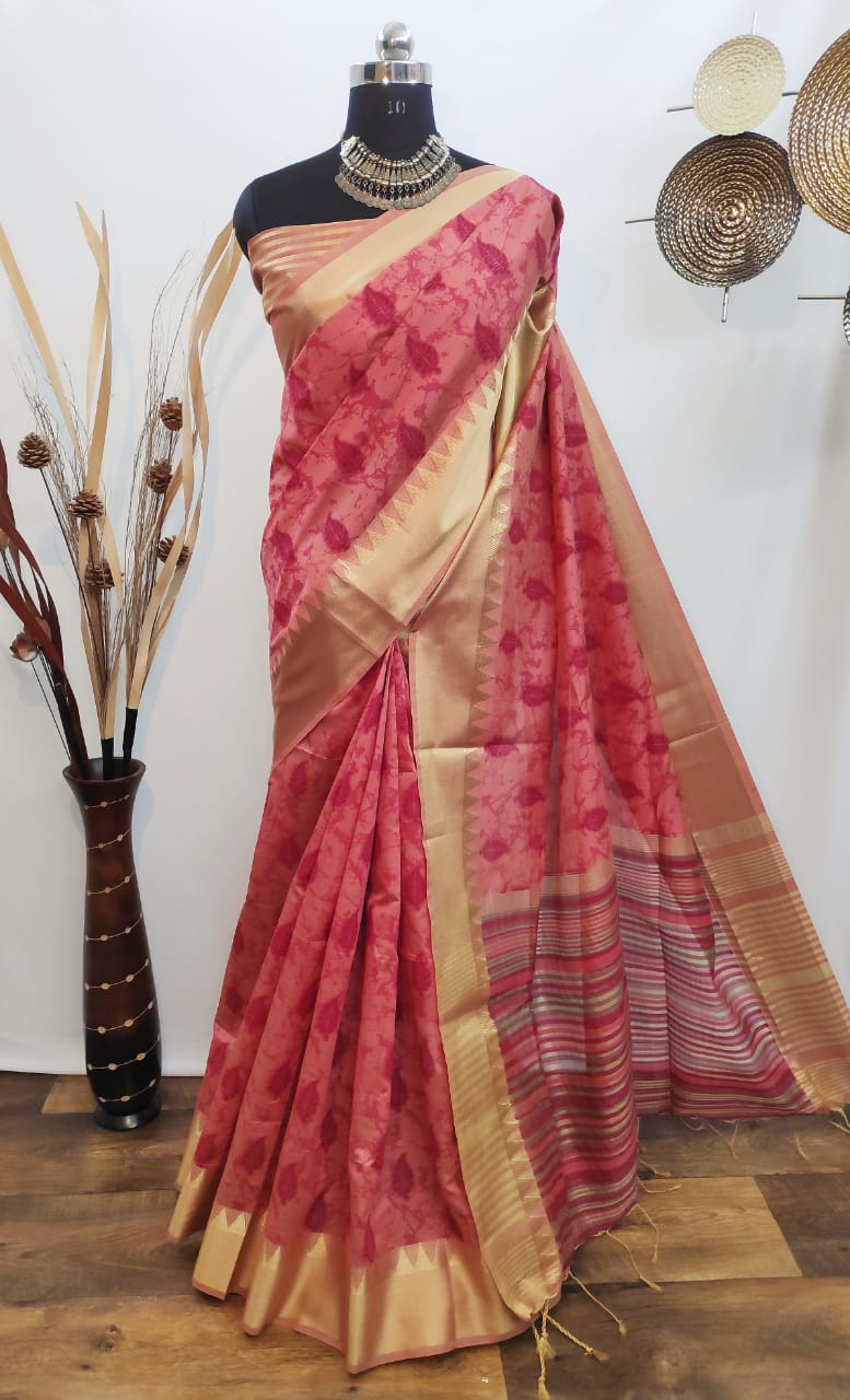 Paithani Pure Silk Handloom Saree With Pure Zari – Sakhi Creation