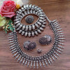 Beautiful Kolhapuri Choker set with big size Earrings, Ring, Nosepin and Bangles