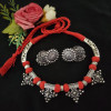 Navratri Special Beautiful Thread Choker with Big Size Earrings