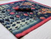 Navy blue color soft cotton saree with printed work
