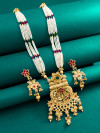 Kemp Stone Studded Long Necklace S