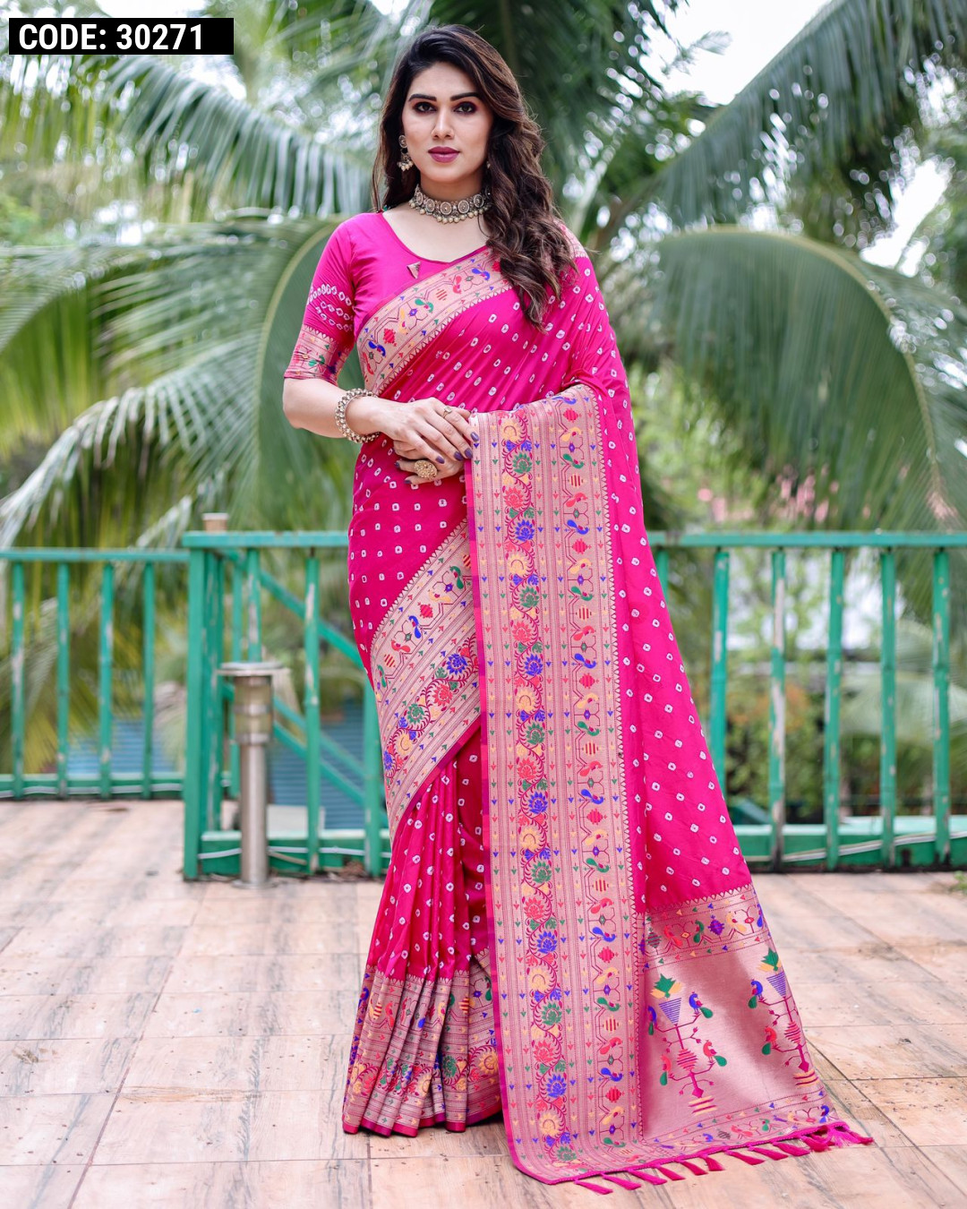 Plain Silk Two Tone and Reversible Soft Silk Saree in Hot Pink Colour - Etsy