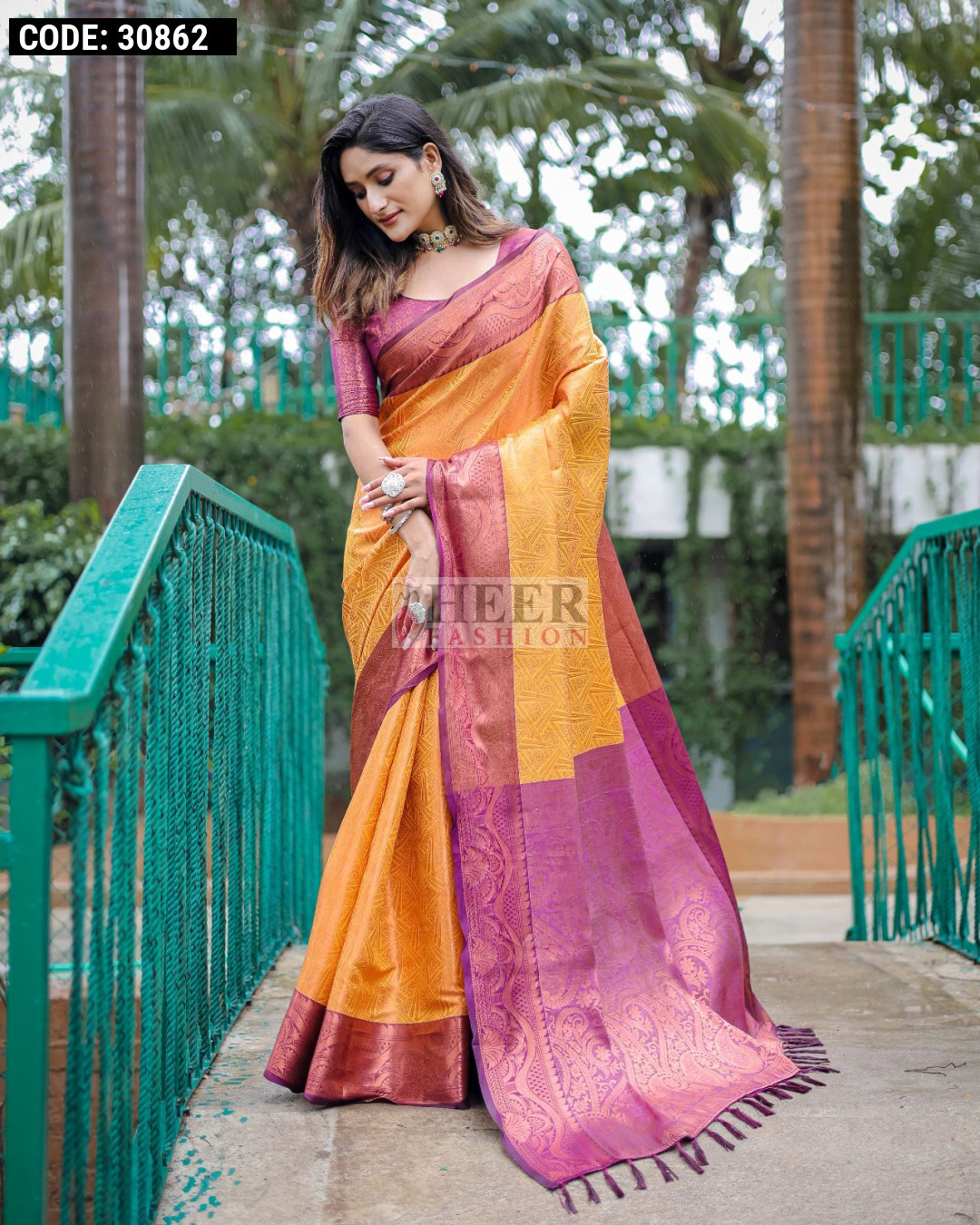 Pure Patola Silk Saree In Red & Yellow Color With Embroidery Work - Bridal  Banarasi Saree - Saree