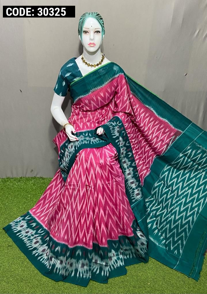 Sophisticated Green & Multi Colored Soft Silk Weaving Saree And Silk  Weaving Blouse For Function Wear-VT1015103E - RJ Fashion