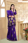 Soft silk weaving jacquard saree