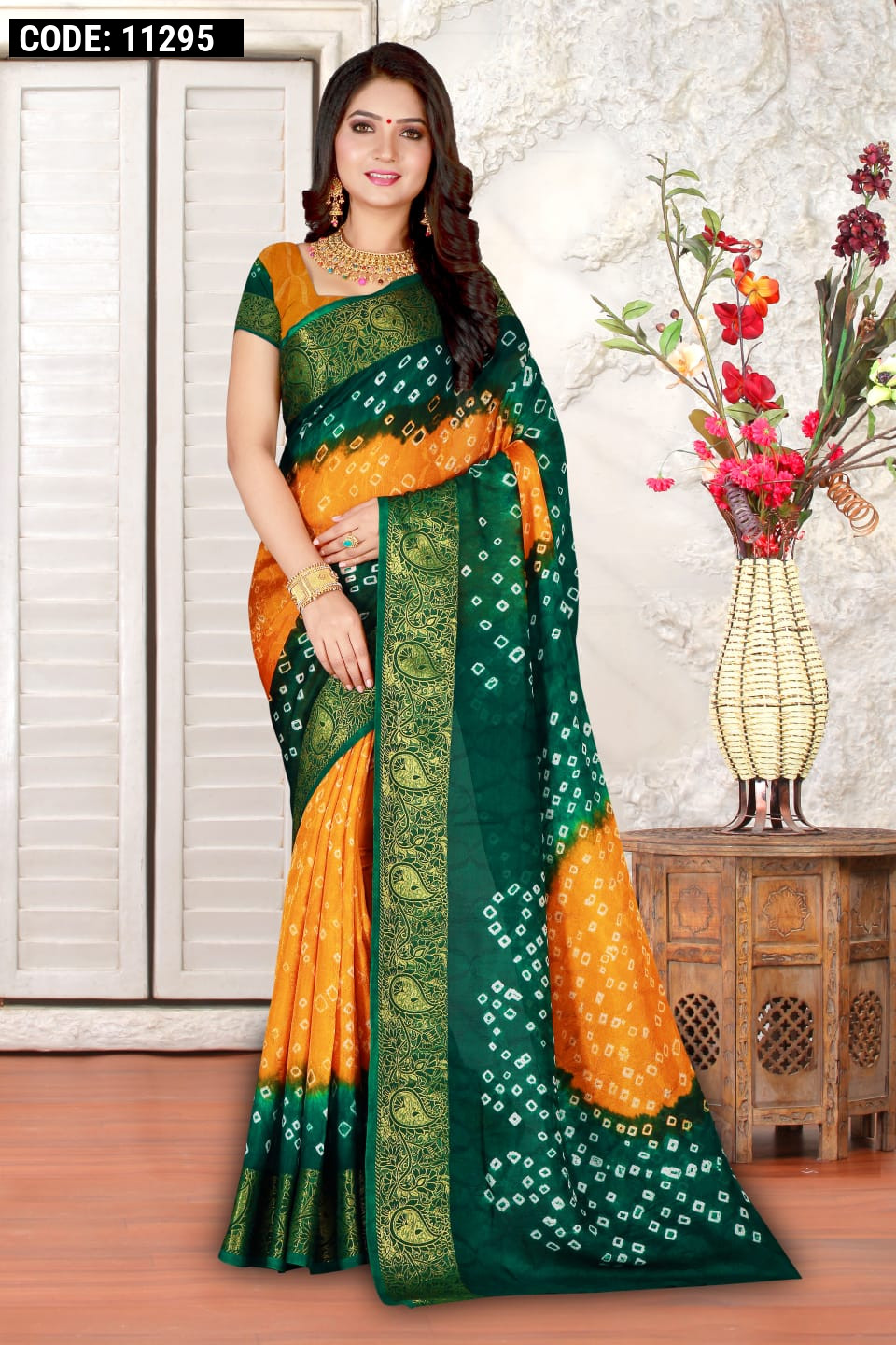 Bandhej Saree - Shop Bandhani Saree Online | SALE | Me99