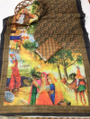 multi color soft cotton saree with digital printed work