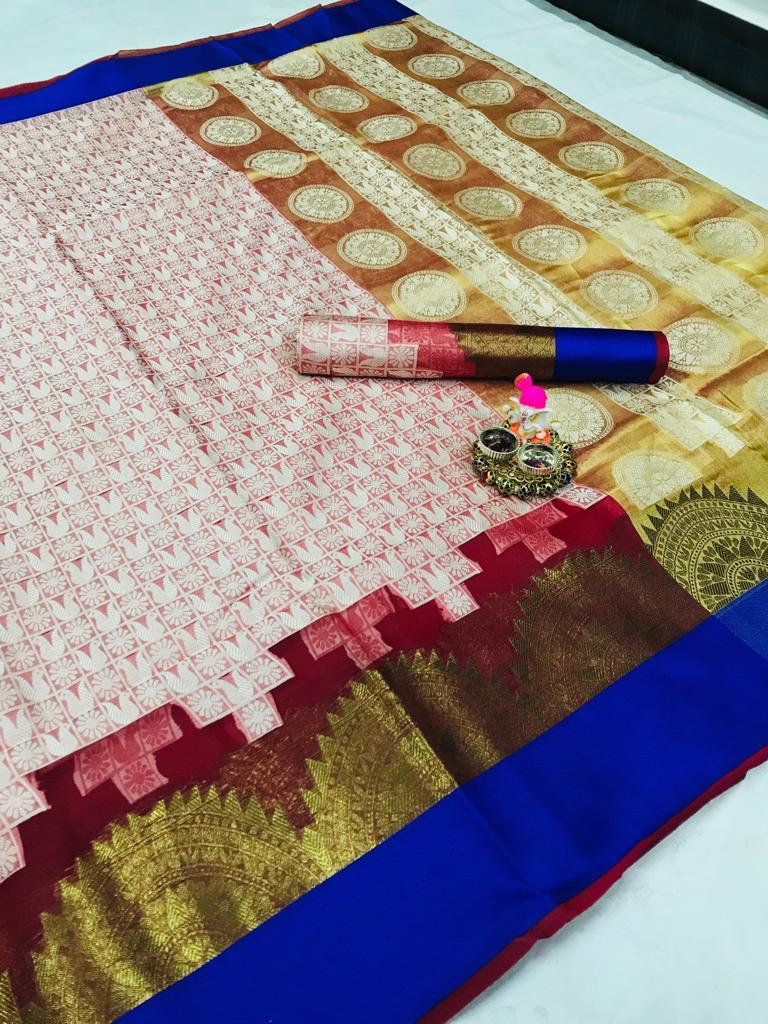 Banarasi tissue silk saree