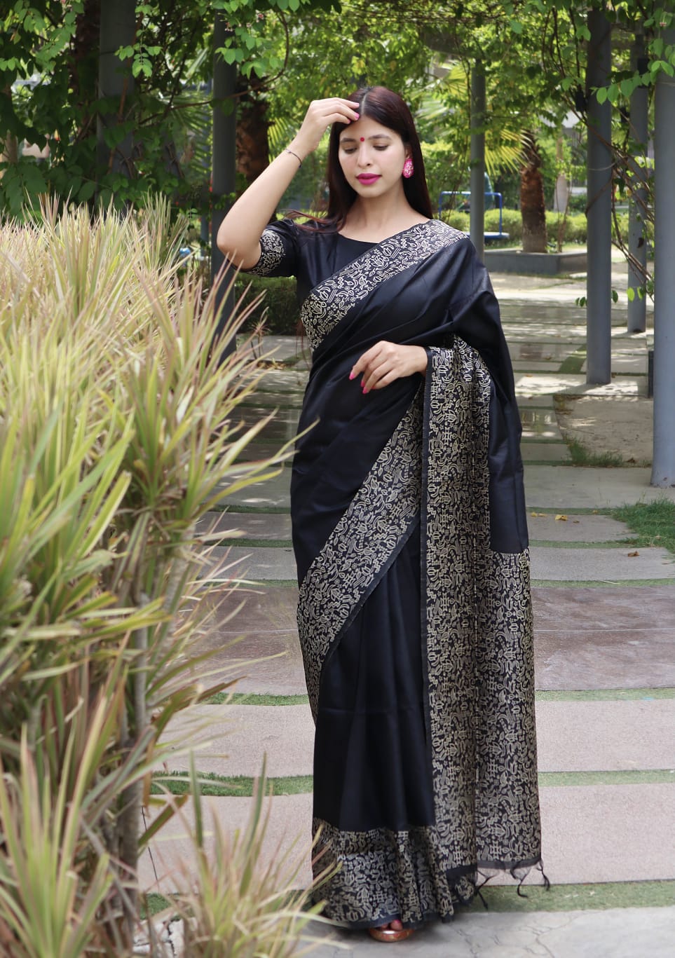 Katan Banarasi Silk Saree (adi72907)