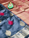 Banarasi handloom weaving silk saree with rich pallu