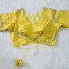 Yellow color exclusive wedding collection blouse