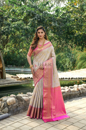 Wedding Wear Ladies Printed Kanchipuram Silk Saree at Rs 3950 in Srikakulam